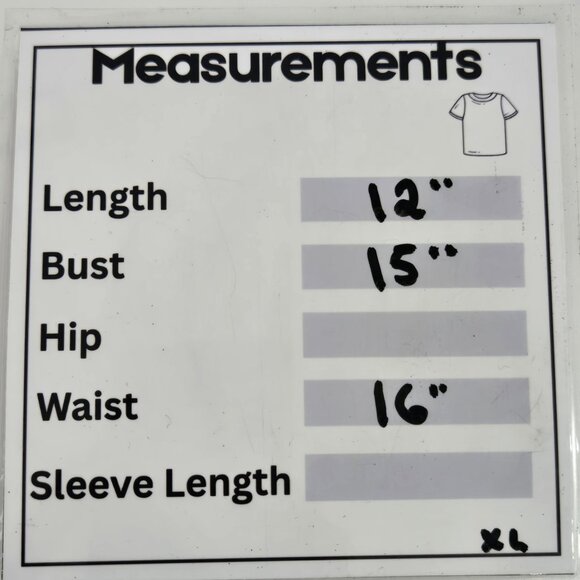 3/$25 NWT | Blooming Jelly Ribbed Crop Top Chevron Embroidered Hem | XLarge - Picture 5 of 5